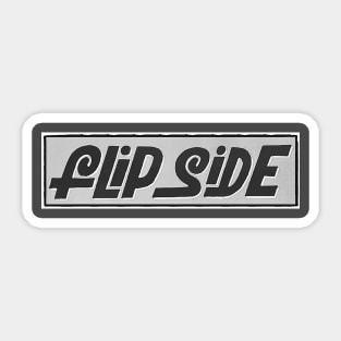 Flipside Fanzine Logo Sticker